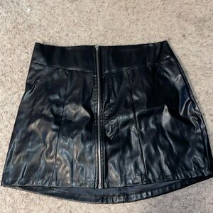 Host Pick 🎉Charlotte Russe Faux Leather Skirt